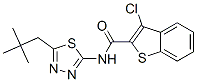 600122-45-0,Benzo[b]thiophene-2-carboxamide, 3-chloro-N-[5-(2,2-dimethylpropyl)-1,3,4-thiadiazol-2-yl]- (9CI)