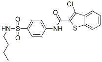 600122-47-2,Benzo[b]thiophene-2-carboxamide, N-[4-[(butylamino)sulfonyl]phenyl]-3-chloro- (9CI)