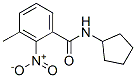 600126-79-2,Benzamide, N-cyclopentyl-3-methyl-2-nitro- (9CI)