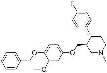 600135-83-9,(3S,4R)-4-(4-Fluorophenyl)-3-[[3-methoxy-4-(phenylmethoxy)phenoxy]methyl]-1-methylpiperidine