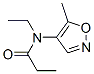 600638-64-0,Propanamide,  N-ethyl-N-(5-methyl-4-isoxazolyl)-