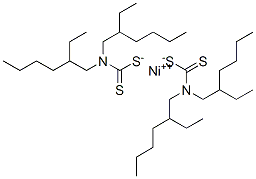 6014-72-8,(bis(2-ethylhexyl)amino)methanedithioate, nickel(+2) cation