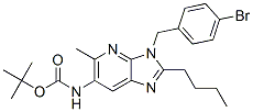 601502-86-7,Carbamic acid, [3-[(4-bromophenyl)methyl]-2-butyl-5-methyl-3H-imidazo[4,5-b]pyridin-6-yl]-, 1,1-dimethylethyl ester (9CI)