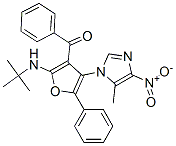 602279-03-8,Methanone,  [2-[(1,1-dimethylethyl)amino]-4-(5-methyl-4-nitro-1H-imidazol-1-yl)-5-phenyl-3-furanyl]phenyl-
