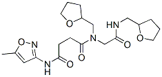 602322-14-5,Butanediamide, N-(5-methyl-3-isoxazolyl)-N-[2-oxo-2-[[(tetrahydro-2-furanyl)methyl]amino]ethyl]-N-[(tetrahydro-2-furanyl)methyl]- (9CI)
