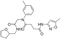 602322-23-6,Butanediamide, N-(5-methyl-3-isoxazolyl)-N-(3-methylphenyl)-N-[2-oxo-2-[[(tetrahydro-2-furanyl)methyl]amino]ethyl]- (9CI)