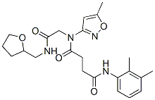602322-25-8,Butanediamide, N-(2,3-dimethylphenyl)-N-(5-methyl-3-isoxazolyl)-N-[2-oxo-2-[[(tetrahydro-2-furanyl)methyl]amino]ethyl]- (9CI)