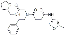 602322-30-5,Butanediamide, N-(5-methyl-3-isoxazolyl)-N-[2-oxo-2-[[(tetrahydro-2-furanyl)methyl]amino]ethyl]-N-(2-phenylethyl)- (9CI)