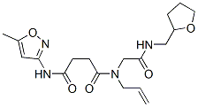 602322-31-6,Butanediamide, N-(5-methyl-3-isoxazolyl)-N-[2-oxo-2-[[(tetrahydro-2-furanyl)methyl]amino]ethyl]-N-2-propenyl- (9CI)