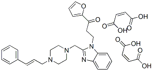 60248-24-0,3-[2-[(4-cinnamyl-1-piperazinyl)methyl]-1H-benzimidazol-1-yl]-1-(2-furyl)propan-1-one dimaleate