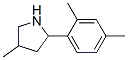603068-17-3,Pyrrolidine, 2-(2,4-dimethylphenyl)-4-methyl- (9CI)