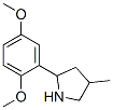 603068-42-4,Pyrrolidine, 2-(2,5-dimethoxyphenyl)-4-methyl- (9CI)
