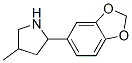 603068-46-8,Pyrrolidine, 2-(1,3-benzodioxol-5-yl)-4-methyl- (9CI)