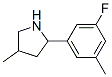 603068-84-4,Pyrrolidine, 2-(3-fluoro-5-methylphenyl)-4-methyl- (9CI)
