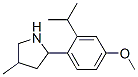 603069-08-5,Pyrrolidine, 2-[4-methoxy-2-(1-methylethyl)phenyl]-4-methyl- (9CI)
