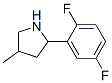 603069-11-0,Pyrrolidine, 2-(2,5-difluorophenyl)-4-methyl- (9CI)