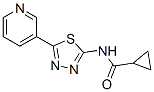 603073-23-0,Cyclopropanecarboxamide, N-[5-(3-pyridinyl)-1,3,4-thiadiazol-2-yl]- (9CI)