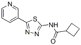 603073-26-3,Cyclobutanecarboxamide, N-[5-(3-pyridinyl)-1,3,4-thiadiazol-2-yl]- (9CI)