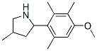 603089-80-1,Pyrrolidine, 2-(4-methoxy-2,3,6-trimethylphenyl)-4-methyl- (9CI)