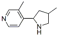 603089-87-8,Pyridine, 3-methyl-4-(4-methyl-2-pyrrolidinyl)- (9CI)