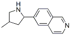 603090-02-4,Isoquinoline, 6-(4-methyl-2-pyrrolidinyl)- (9CI)