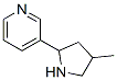 603090-13-7,Pyridine, 3-(4-methyl-2-pyrrolidinyl)- (9CI)