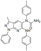 603092-95-1,Urea, N-[3-methyl-6-[(4-methylphenyl)amino]-1-phenyl-1H-pyrazolo[3,4-b]pyridin-5-yl]-N-(4-methylphenyl)- (9CI)