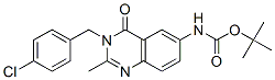 603119-81-9,Carbamic acid, [3-[(4-chlorophenyl)methyl]-3,4-dihydro-2-methyl-4-oxo-6-quinazolinyl]-, 1,1-dimethylethyl ester (9CI)
