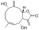 60362-95-0,(E)-(4R,9S,11AS)-4,9-DIHYDROXY-6-METHYL-3,10-DIMETHYLENE-3A,4,7,8,9,10,11,11A-OCTAHYDRO-3H-CYCLODECA[B]FURAN-2-ONE