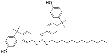 60381-07-9,dodecyl bis[4-[1-(4-hydroxyphenyl)-1-methylethyl]phenyl] phosphite