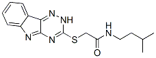 603946-01-6,Acetamide, N-(3-methylbutyl)-2-(2H-1,2,4-triazino[5,6-b]indol-3-ylthio)- (9CI)