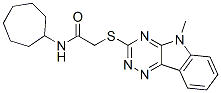 603946-02-7,Acetamide, N-cycloheptyl-2-[(5-methyl-5H-1,2,4-triazino[5,6-b]indol-3-yl)thio]- (9CI)