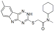 603946-21-0,Acetamide, N-cyclohexyl-N-methyl-2-[(8-methyl-2H-1,2,4-triazino[5,6-b]indol-3-yl)thio]- (9CI)