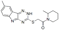 603946-24-3,Piperidine, 2-methyl-1-[[(8-methyl-2H-1,2,4-triazino[5,6-b]indol-3-yl)thio]acetyl]- (9CI)