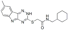 603946-27-6,Acetamide, N-(cyclohexylmethyl)-2-[(8-methyl-2H-1,2,4-triazino[5,6-b]indol-3-yl)thio]- (9CI)