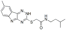 603946-35-6,Acetamide, N-(3-methylbutyl)-2-[(8-methyl-2H-1,2,4-triazino[5,6-b]indol-3-yl)thio]- (9CI)