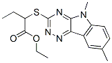 603946-44-7,Butanoic acid, 2-[(5,8-dimethyl-5H-1,2,4-triazino[5,6-b]indol-3-yl)thio]-, ethyl ester (9CI)