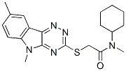 603946-45-8,Acetamide, N-cyclohexyl-2-[(5,8-dimethyl-5H-1,2,4-triazino[5,6-b]indol-3-yl)thio]-N-methyl- (9CI)