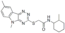 603946-46-9,Acetamide, 2-[(5,8-dimethyl-5H-1,2,4-triazino[5,6-b]indol-3-yl)thio]-N-(2-methylcyclohexyl)- (9CI)
