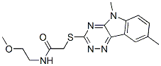 603946-52-7,Acetamide, 2-[(5,8-dimethyl-5H-1,2,4-triazino[5,6-b]indol-3-yl)thio]-N-(2-methoxyethyl)- (9CI)