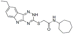 603946-56-1,Acetamide, N-cycloheptyl-2-[(8-ethyl-2H-1,2,4-triazino[5,6-b]indol-3-yl)thio]- (9CI)
