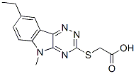 603946-71-0,Acetic acid, [(8-ethyl-5-methyl-5H-1,2,4-triazino[5,6-b]indol-3-yl)thio]- (9CI)