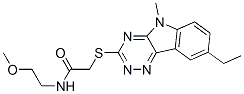 603946-80-1,Acetamide, 2-[(8-ethyl-5-methyl-5H-1,2,4-triazino[5,6-b]indol-3-yl)thio]-N-(2-methoxyethyl)- (9CI)
