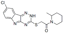 603946-89-0,Piperidine, 1-[[(8-chloro-2H-1,2,4-triazino[5,6-b]indol-3-yl)thio]acetyl]-2-methyl- (9CI)