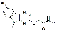 603947-13-3,Acetamide, 2-[(8-bromo-5-methyl-5H-1,2,4-triazino[5,6-b]indol-3-yl)thio]-N-(1-methylethyl)- (9CI)