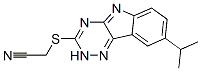 603947-19-9,Acetonitrile, [[8-(1-methylethyl)-2H-1,2,4-triazino[5,6-b]indol-3-yl]thio]- (9CI)