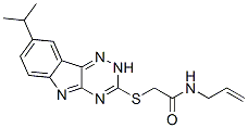603947-22-4,Acetamide, 2-[[8-(1-methylethyl)-2H-1,2,4-triazino[5,6-b]indol-3-yl]thio]-N-2-propenyl- (9CI)