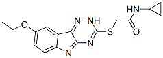 603947-68-8,Acetamide, N-cyclopropyl-2-[(8-ethoxy-2H-1,2,4-triazino[5,6-b]indol-3-yl)thio]- (9CI)