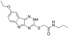 603947-70-2,Acetamide, 2-[(8-ethoxy-2H-1,2,4-triazino[5,6-b]indol-3-yl)thio]-N-propyl- (9CI)