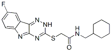 603947-99-5,Acetamide, N-(cyclohexylmethyl)-2-[(8-fluoro-2H-1,2,4-triazino[5,6-b]indol-3-yl)thio]- (9CI)
